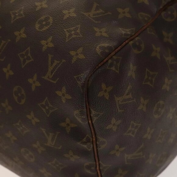 LOUIS VUITTON Monogram Keepall 55 Boston Bag M41424 LV Auth 139234 - Picture 4 of 16
